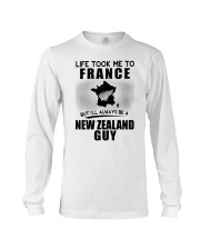 NEW ZEALAND GUY LIFE TOOK TO FRANCE Long Sleeve Tee thumbnail