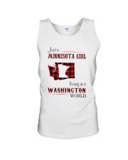 MINNESOTA GIRL LIVING IN WASHINGTON WORLD Unisex Tank thumbnail