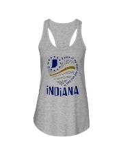 A PIECE OF MY HEART AND SOUL LIVES IN INDIANA Ladies Flowy Tank tile