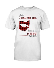 JAMAICAN GIRL LIVING IN OHIO WORLD Classic T-Shirt front