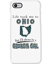 GEORGIA GIRL LIFE TOOK TO OHIO Phone Case tile