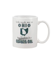GEORGIA GIRL LIFE TOOK TO OHIO Mug tile