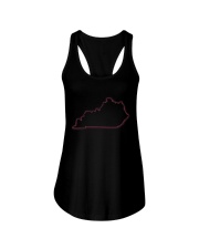 Kentucky Map Light Ladies Flowy Tank tile