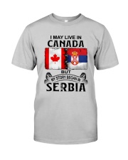 LIVE IN CANADA BEGAN IN SERBIA Classic T-Shirt front