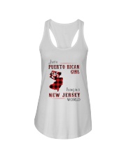 PUERTO RICAN GIRL LIVING IN NEW JERSEY WORLD Ladies Flowy Tank thumbnail