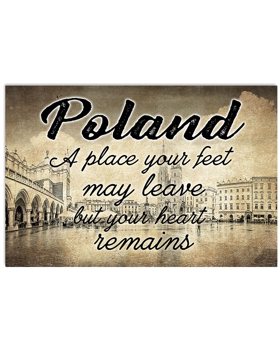 POLAND A PLACE YOUR HEART REMAINS 24x16 Poster