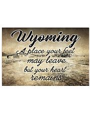 WYOMING A PLACE YOUR HEART REMAINS Horizontal Poster tile