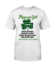 Missouri Girl Hated By Many Custom Name Classic T-Shirt tile