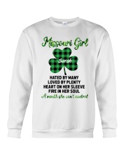 Missouri Girl Hated By Many Custom Name Crewneck Sweatshirt tile