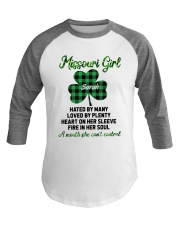 Missouri Girl Hated By Many Custom Name Baseball Tee tile