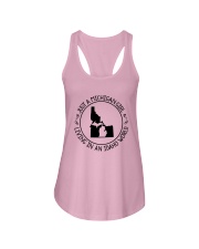 MICHIGAN GIRL LIVING IN IDAHO WORLD Ladies Flowy Tank thumbnail