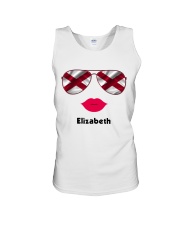Alabama Flag Glasses Custom Your Name Unisex Tank tile
