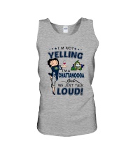 I'M A CHATTANOOGA GIRL WE JUST TALK LOUD Unisex Tank tile
