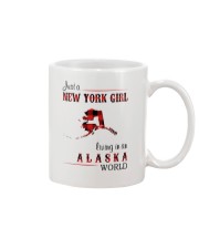NEW YORK GIRL LIVING IN ALASKA WOLRD Mug thumbnail