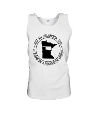 OKLAHOMA GIRL LIVING IN A MINNESOTA WORLD Unisex Tank thumbnail