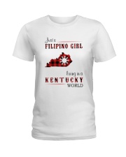 FILIPINO GIRL LIVING IN KENTUCKY WORLD Ladies T-Shirt tile