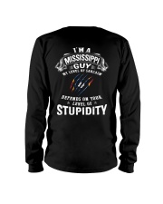 Mississippi Guy Your Level Of Stupidity Long Sleeve Tee tile