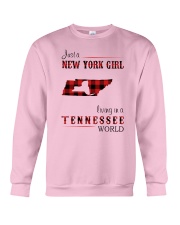NEW YORK GIRL LIVING IN TENNESSEE WORLD Crewneck Sweatshirt thumbnail