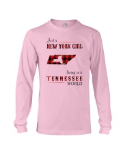 NEW YORK GIRL LIVING IN TENNESSEE WORLD Long Sleeve Tee thumbnail