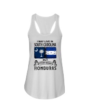 LIVE IN SOUTH CAROLINA BEGAN IN HONDURAS Ladies Flowy Tank thumbnail