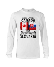 LIVE IN CANADA BEGAN IN SLOVAKIA Long Sleeve Tee tile