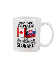 LIVE IN CANADA BEGAN IN SLOVAKIA Mug tile