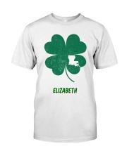 Louisiana Map Shamrock Classic T-Shirt tile