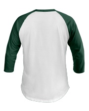 Louisiana Map Shamrock Baseball Tee back