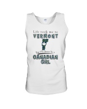 CANADIAN GIRL LIFE TOOK TO VERMONT Unisex Tank tile