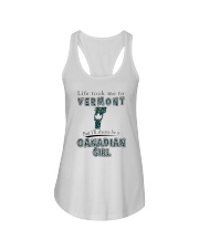 CANADIAN GIRL LIFE TOOK TO VERMONT Ladies Flowy Tank tile