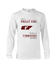 PHILLY GIRL LIVING IN TENNESSEE WORLD Long Sleeve Tee thumbnail