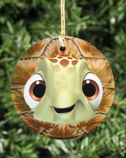 Turtle Face Circle ornament - single (porcelain) aos-circle-ornament-single-porcelain-lifestyles-02