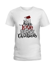 Oklahoma Joy Hope Love Ladies T-Shirt tile