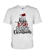 Oklahoma Joy Hope Love V-Neck T-Shirt tile