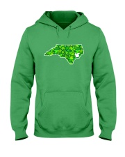 North Carolina Clover Map Hooded Sweatshirt tile