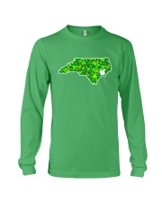 North Carolina Clover Map Long Sleeve Tee tile