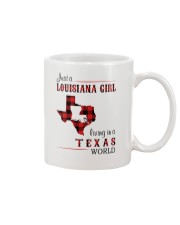 LOUISIANA GIRL LIVING IN TEXAS WORLD Mug tile