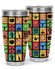 Louisiana Symbols 30oz Tumbler front