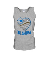 A PIECE OF MY HEART AND SOUL LIVES IN OKLAHOMA Unisex Tank tile