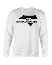 North Carolina Girl Map Crewneck Sweatshirt tile
