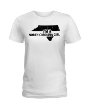 North Carolina Girl Map Ladies T-Shirt tile