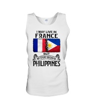LIVE IN FRANCE BEGAN IN PHILIPPINES Unisex Tank thumbnail