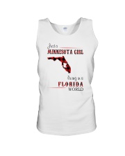 MINNESOTA GIRL LIVING IN FLORIDA WORLD Unisex Tank thumbnail