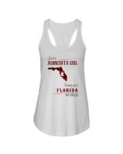 MINNESOTA GIRL LIVING IN FLORIDA WORLD Ladies Flowy Tank thumbnail