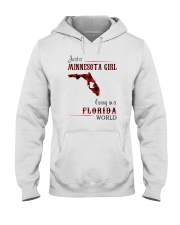 MINNESOTA GIRL LIVING IN FLORIDA WORLD Hooded Sweatshirt thumbnail
