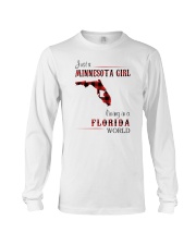 MINNESOTA GIRL LIVING IN FLORIDA WORLD Long Sleeve Tee thumbnail