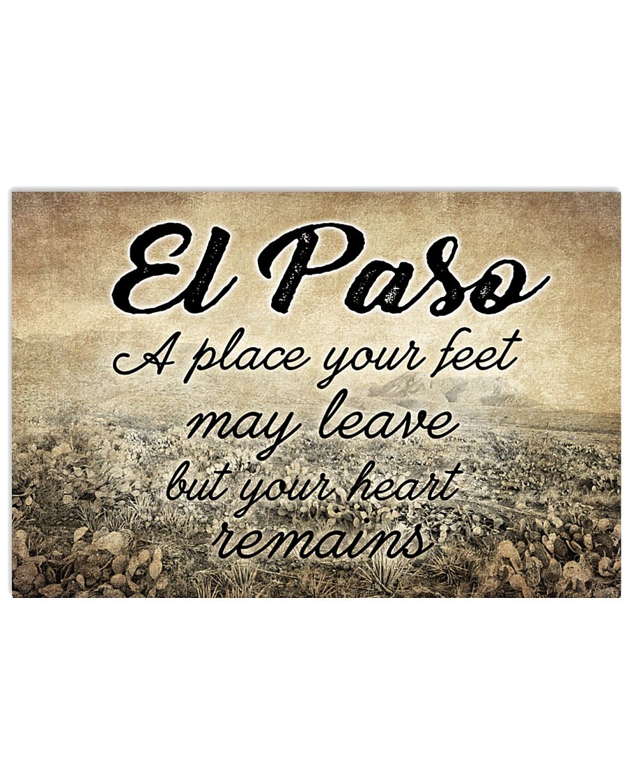 EL PASO A PLACE YOUR HEART REMAINS 24x16 Poster