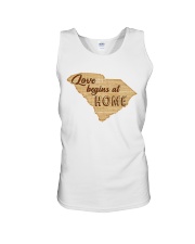 South Carolina Love Begins At Home Unisex Tank tile