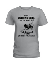 SOME WYOMING GIRLS TALK TOO LOUD Ladies T-Shirt thumbnail