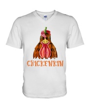 Chickenkin V-Neck T-Shirt tile